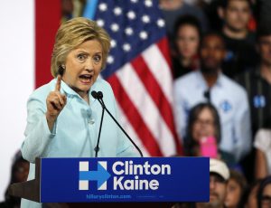 Clinton introduces running mate Kaine