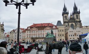 Prague's main square is a taste of medieval Europe.