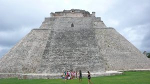 Legend has it the Temple of the Magician at the Maya ruins of Uxmal was built in one night.