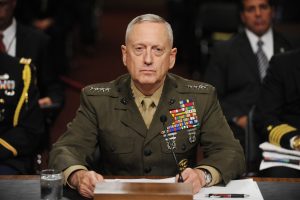 El general del Cuerpo de Marina de los EE.UU., James Mattis, se presenta en su audiencia ante el Comité de Servicios Armados del Senado hoy, martes 27 de julio de 2010, para su confirmación como comandante del Comando Central de los Estado Unidos en el Capitolio en Washington (EE.UU.). EFE